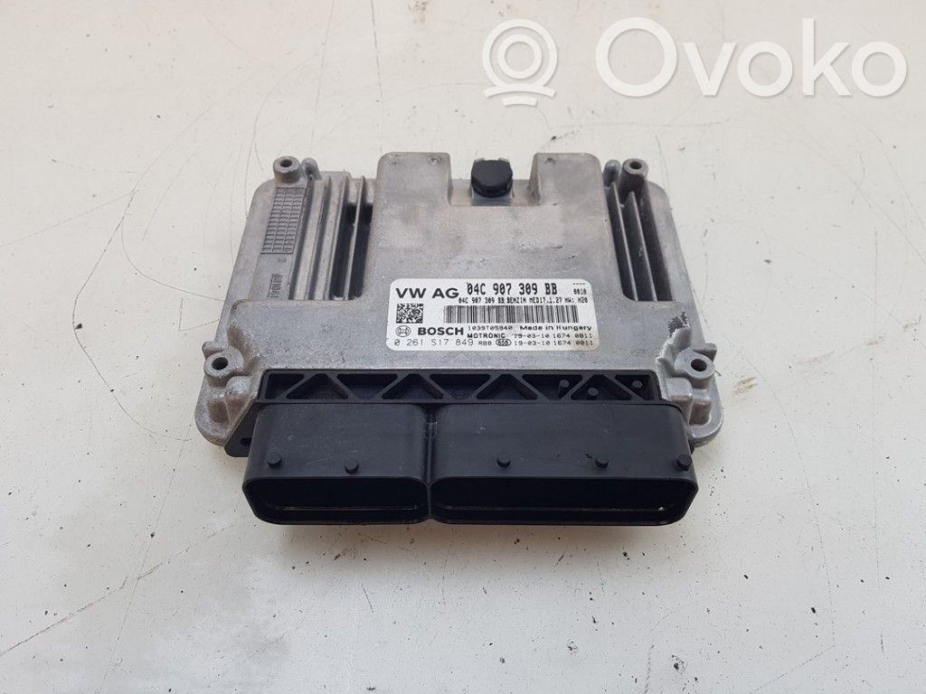 Engine control unit/module   04C907309BB,04C907309BB,0261S17849,0261S17849,04C906025B,04C907309BB