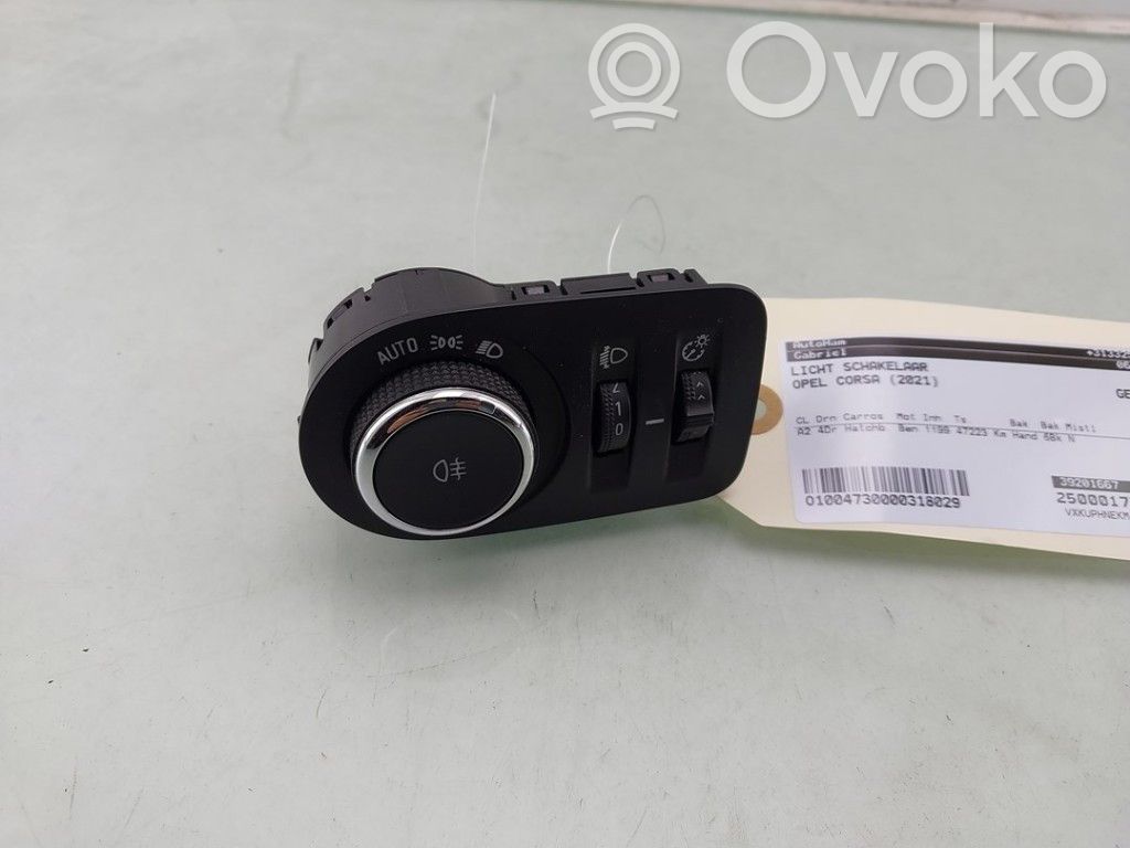 Opel Corsa F Lichtschalter 