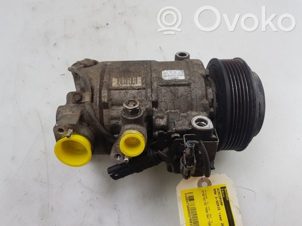 BMW 3 F30 F35 F31 Compresor (pompă) aer condiționat (A/C) 