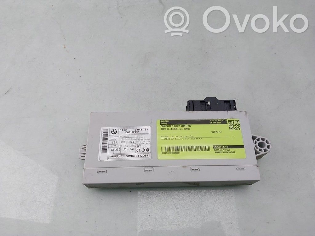 BMW 3 E90 E91 Otras unidades de control/módulos 