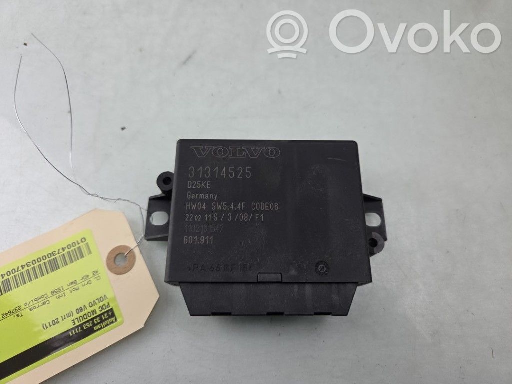 Parking PDC control unit/module   31314525,31314525,31423948,31314525,31423948