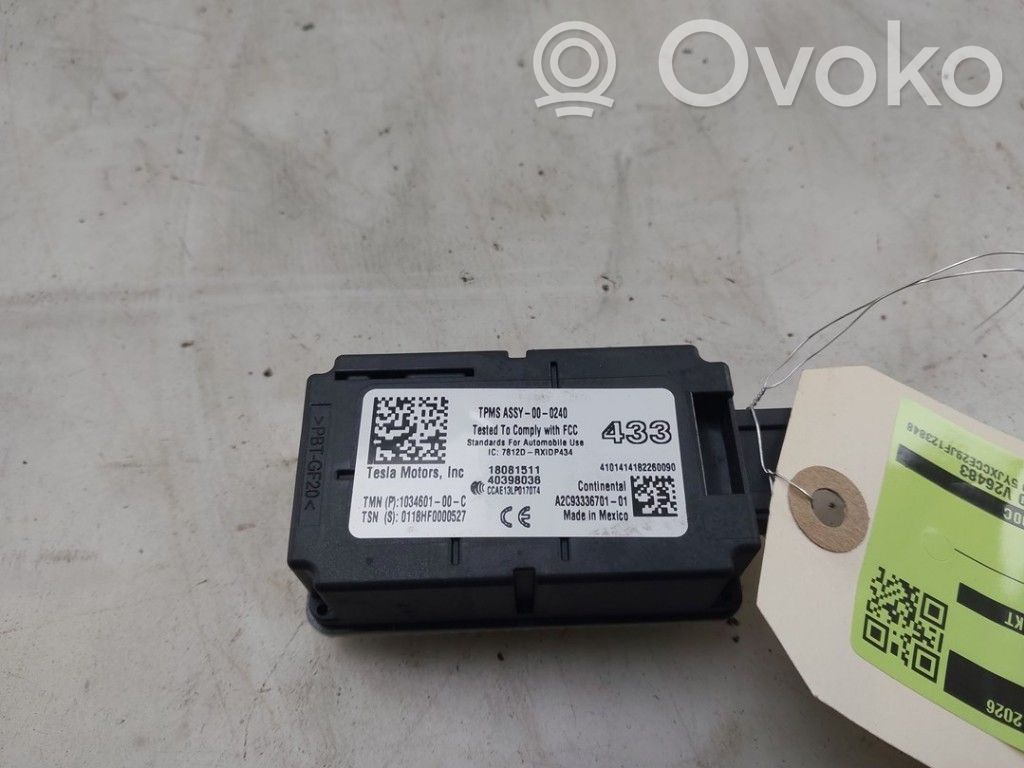 Tesla Model X Tire pressure control unit 