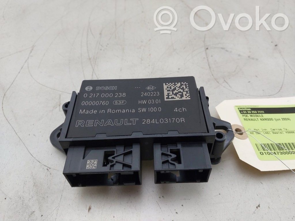Renault Kangoo III Parking PDC control unit/module 