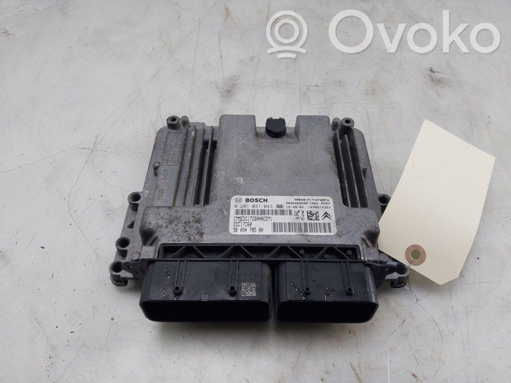 Peugeot 308 Dzinēja vadības bloks 