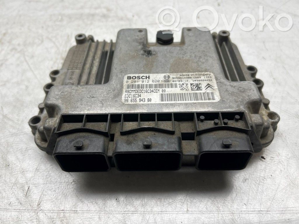 Engine control unit/module   9665594380,9665594380,1942QE,1942QE,9665594380