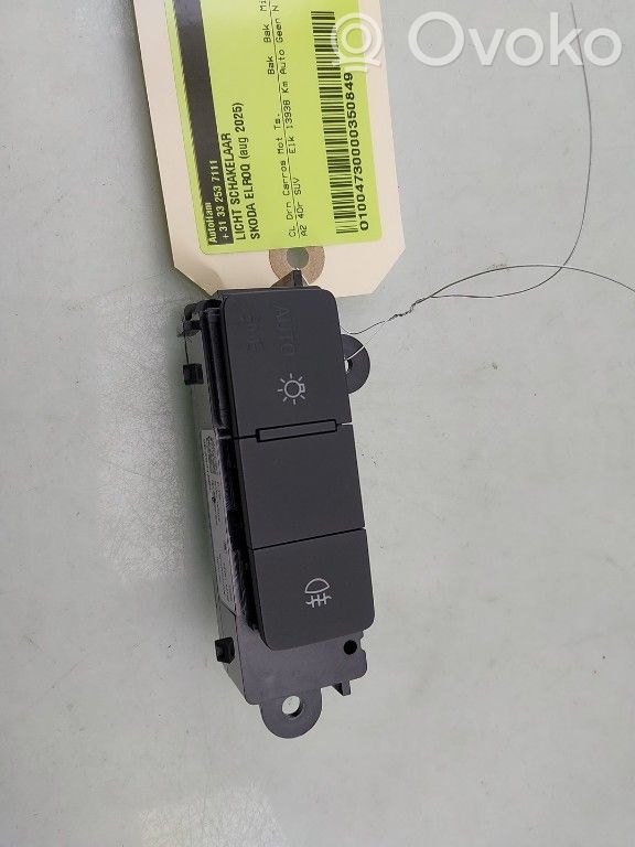 Skoda Elroq Interruptor de luz 