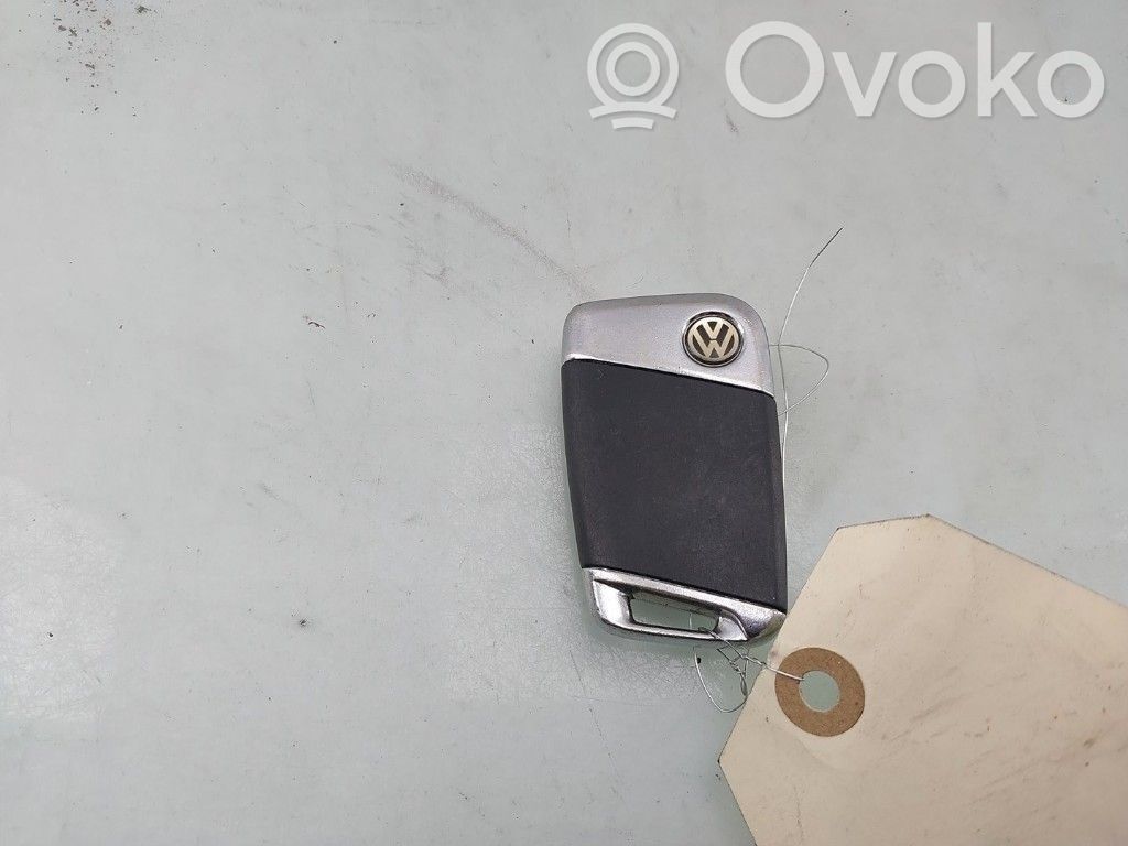 Volkswagen PASSAT B8 Klucz / Karta zapłonu 