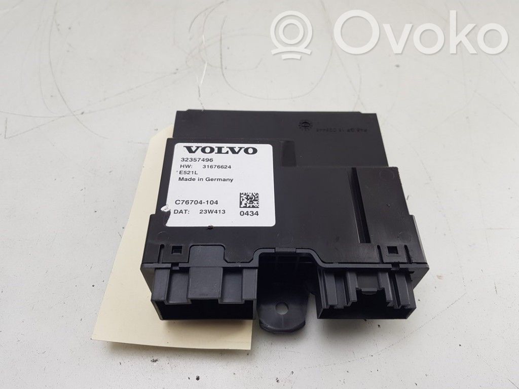 Volvo XC60 Trunk lid opening control unit 