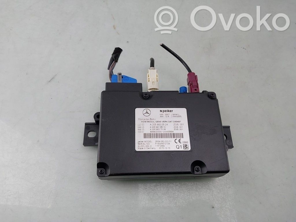Mercedes-Benz GLE (W166 - C292) Unidad de control/módulo del teléfono 