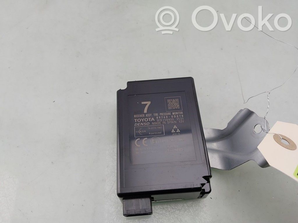 Toyota Yaris Module de pression des pneus