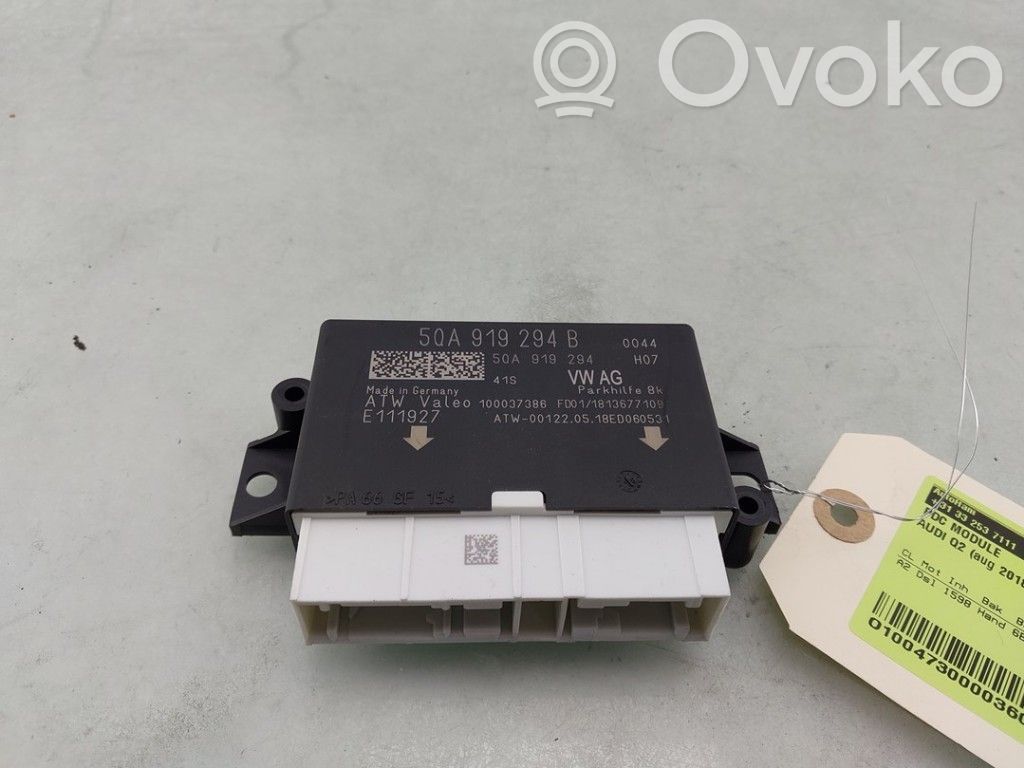 Pysäköintitutkan (PCD) ohjainlaite/moduuli   5QA919294B,5QA919294B,5QA919294,5QA919294,5QA919294B,5QA919294E