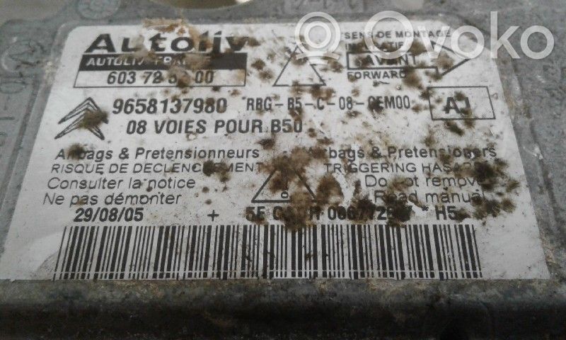 Airbag control unit/module   9662643680,9658137980,654633,654634,9658137980,9662643680