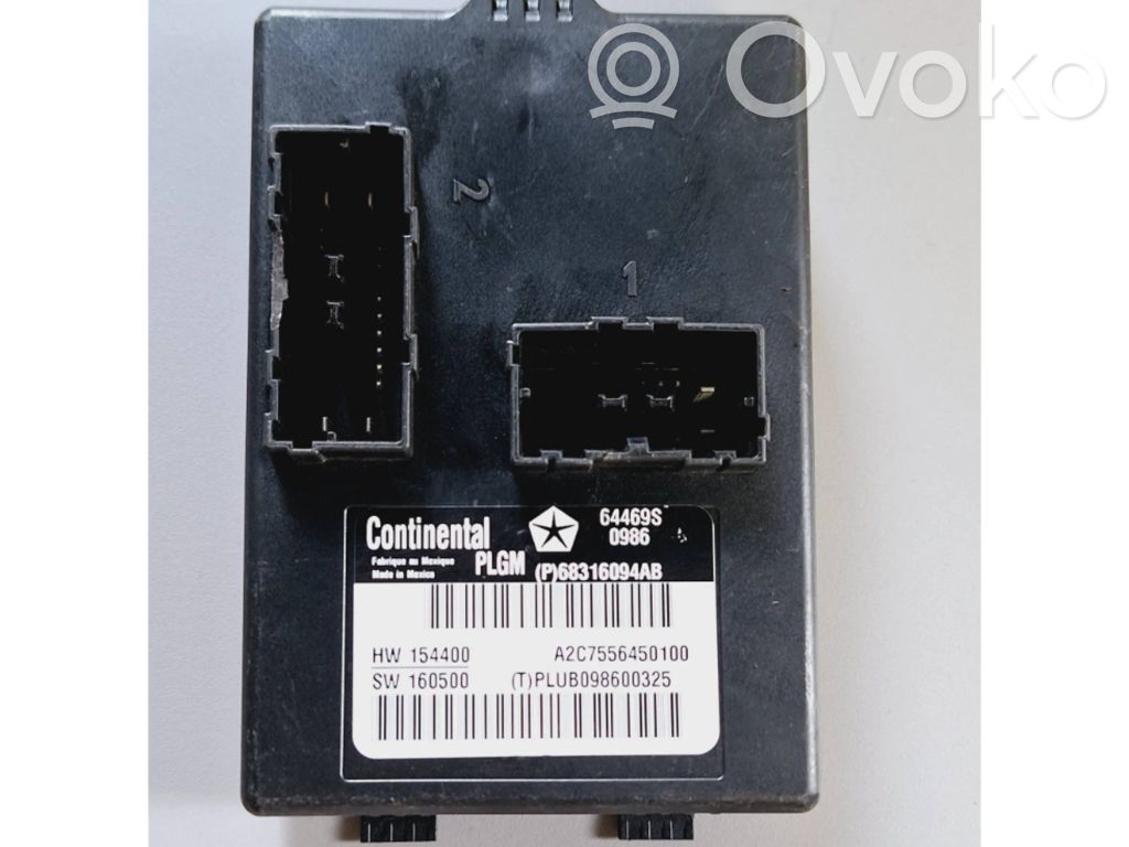 Chrysler Pacifica Tailgate/trunk control unit/module 