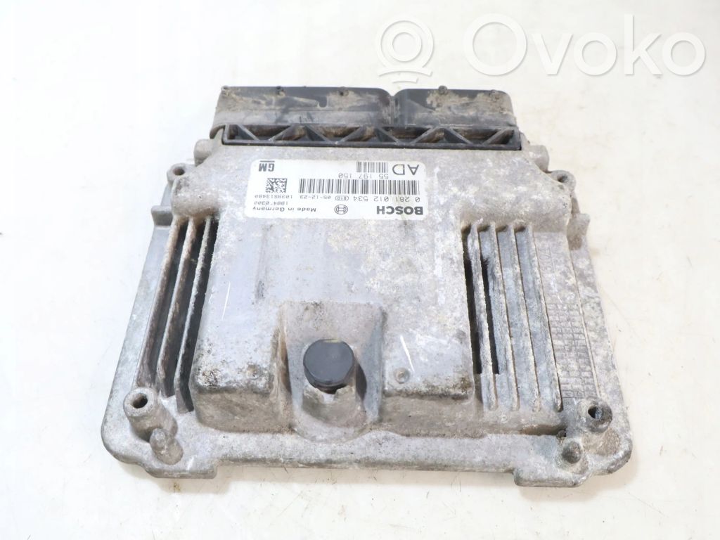 Opel Vectra C Unité de commande, module ECU de moteur 