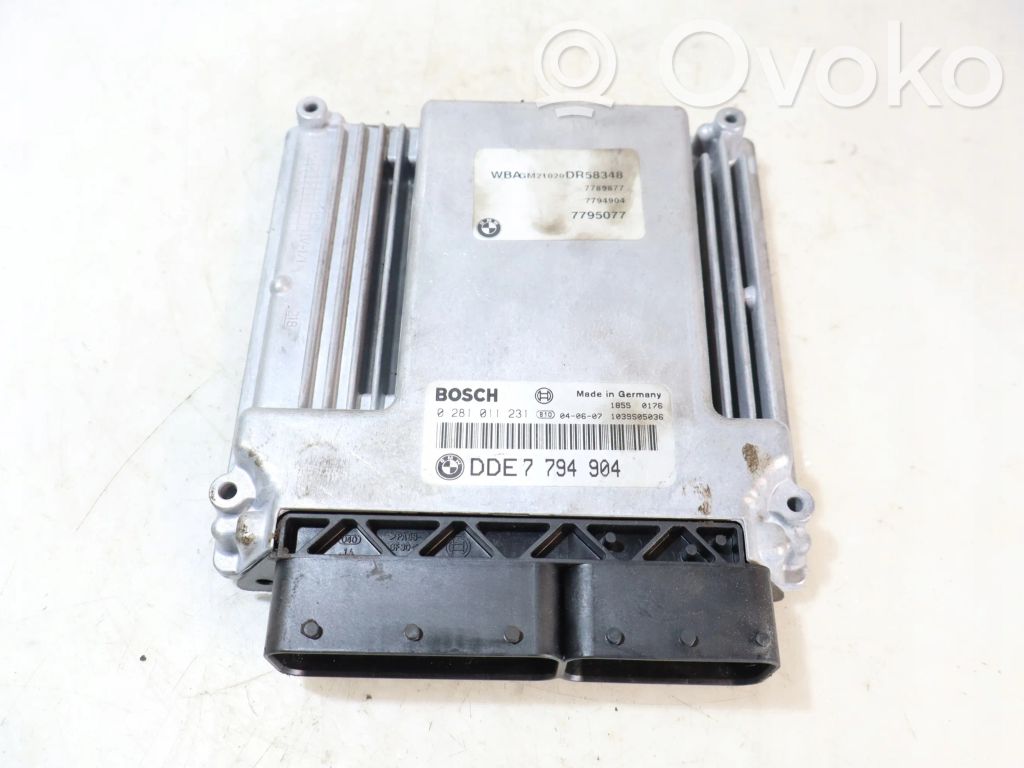 BMW 7 E65 E66 Engine control unit/module ECU 