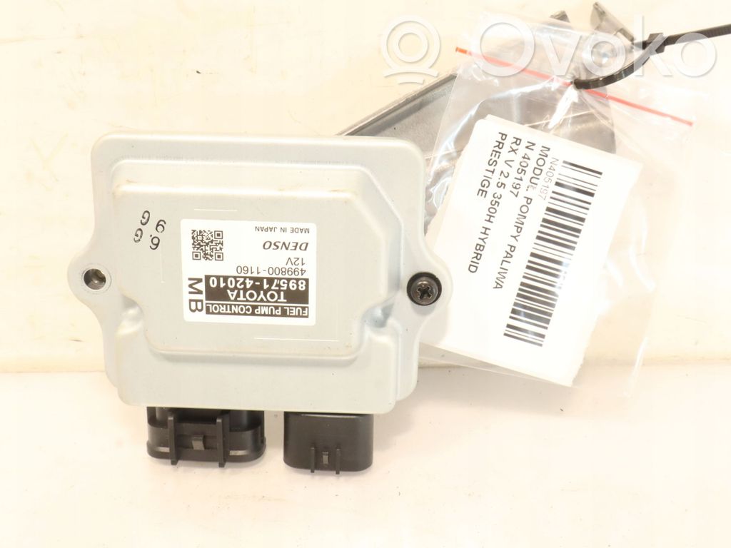 Lexus RX 330 - 350 - 400H Unitate/modul comandă pompă injecție combustibil 