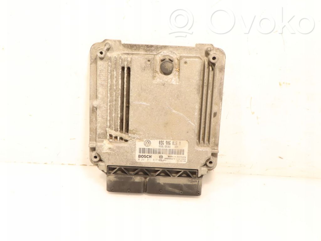 Volkswagen Golf V Unité de commande, module ECU de moteur 
