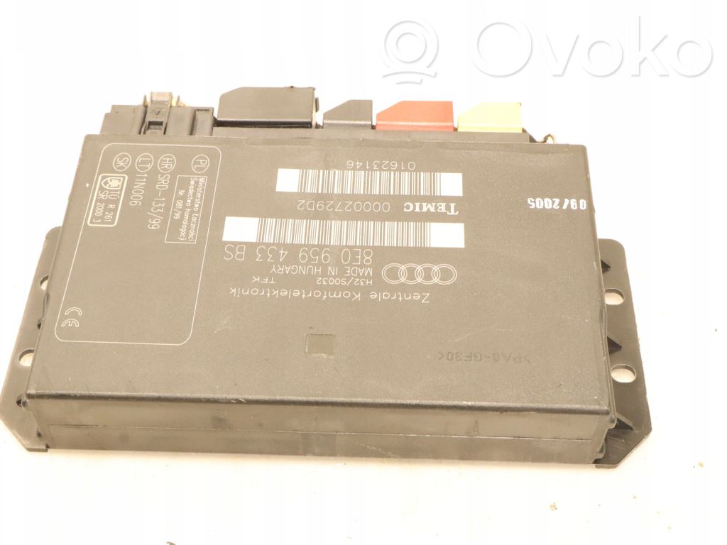 Audi A4 S4 B7 8E 8H Module de contrôle carrosserie centrale 