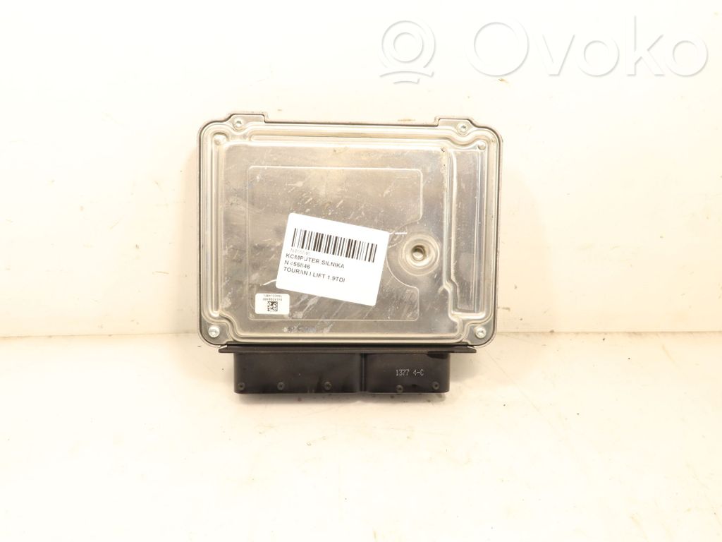 Volkswagen Touran I Komputer / Sterownik ECU silnika 
