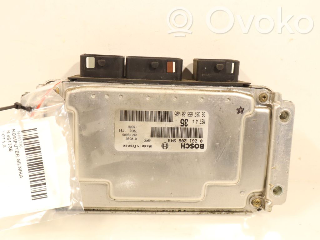 Peugeot 307 Motorsteuergerät ECU 