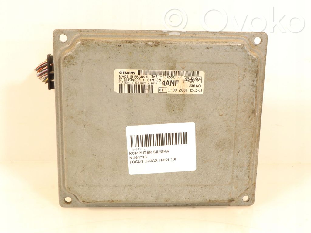 Ford Focus Engine control unit/module ECU 