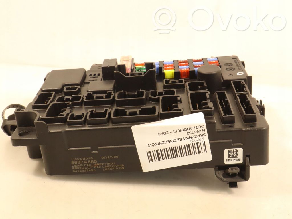 Mitsubishi Outlander Juego de caja de fusibles 
