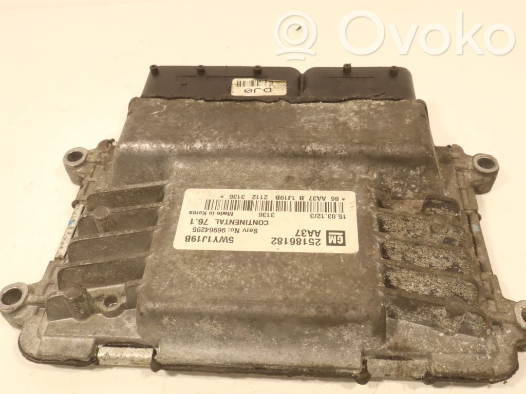 Engine control unit/module ECU   25186182