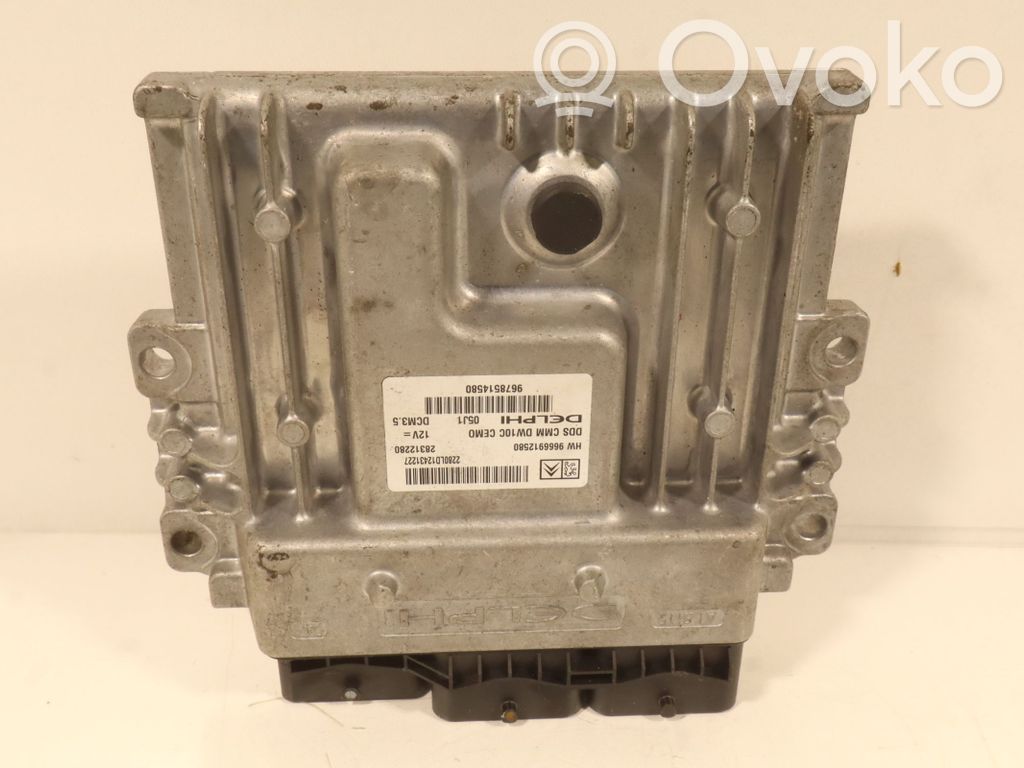 Peugeot 508 Unité de commande, module ECU de moteur 