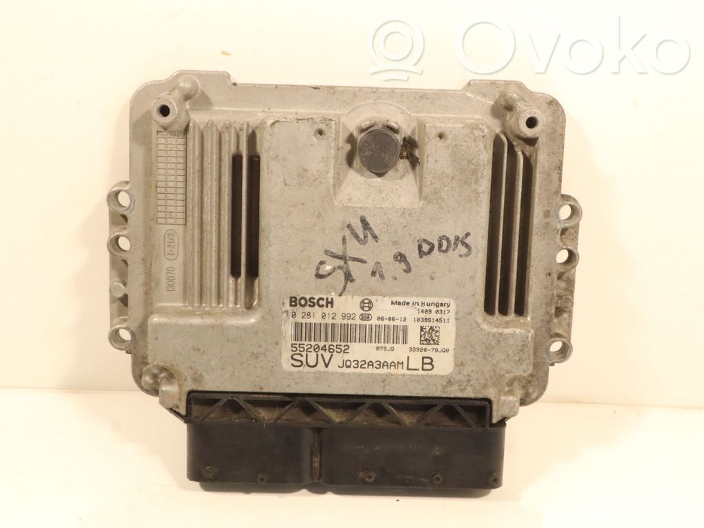Fiat Sedici Unidad de control/módulo ECU del motor 