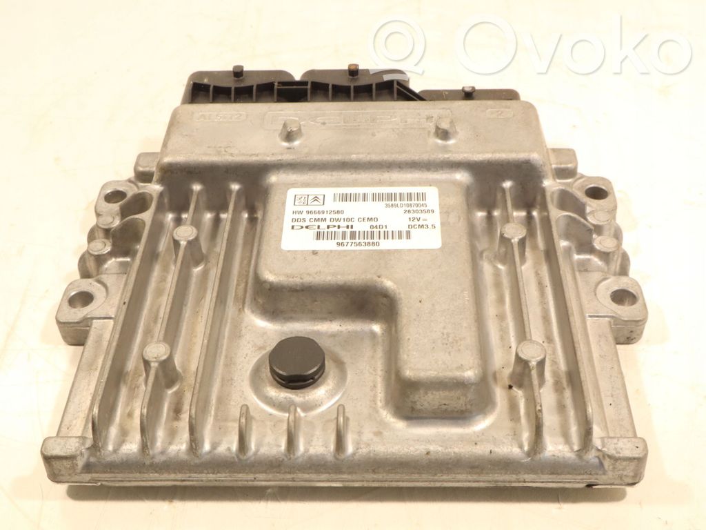 Engine control unit/module ECU   9677563880