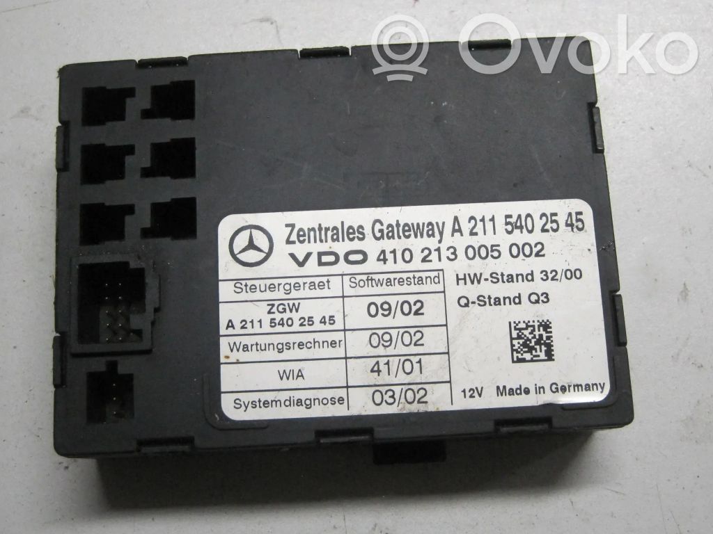 Módulo de control Gateway   A2115402545