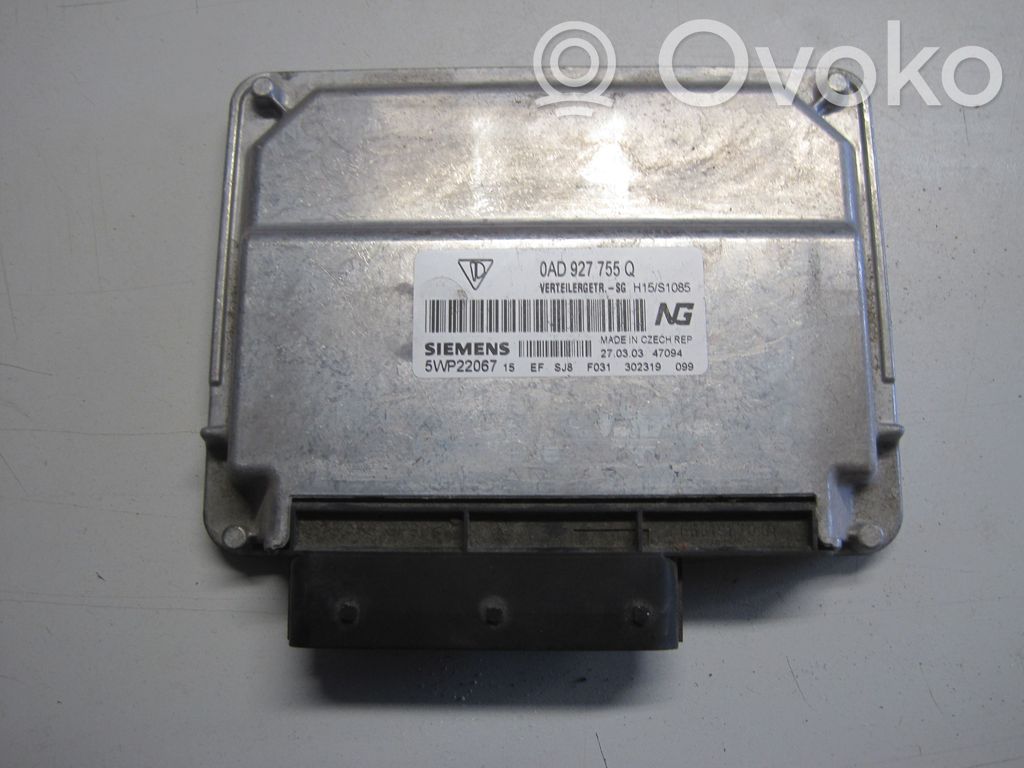 Engine control unit/module   0AD927755Q