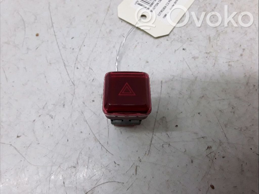 Citroen C3 Picasso Botón interruptor de luz de peligro 