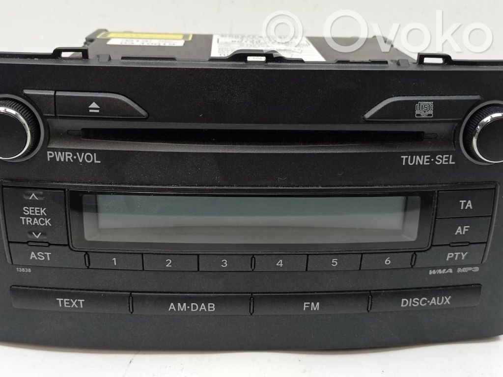 Toyota Auris 150 Unitate principală radio/CD/DVD/GPS 