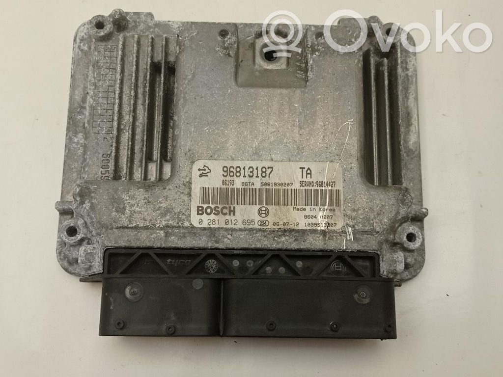 Engine control unit/module ECU   96813187