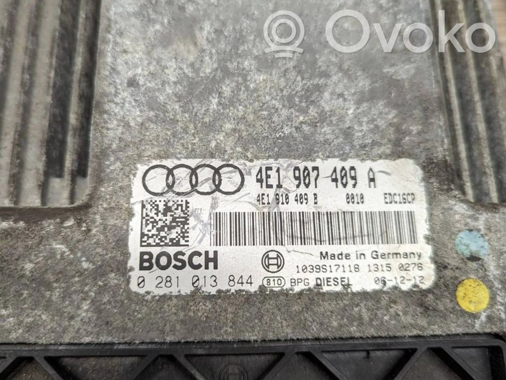 Audi A8 S8 D3 4E Unitate/modul de control motor 