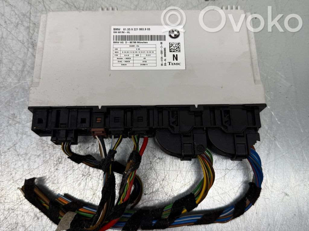 BMW X6 E71 Istuimen säädön moduuli 