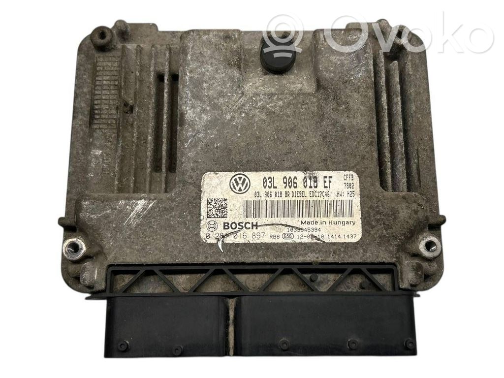 Engine control unit/module   03L906018EF,03L906018BR,0281016897
