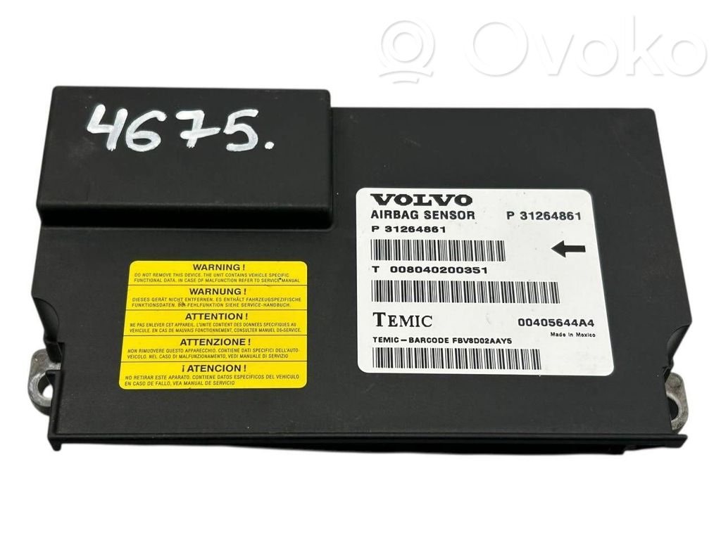 Airbag control unit/module   31264861,00405644A4