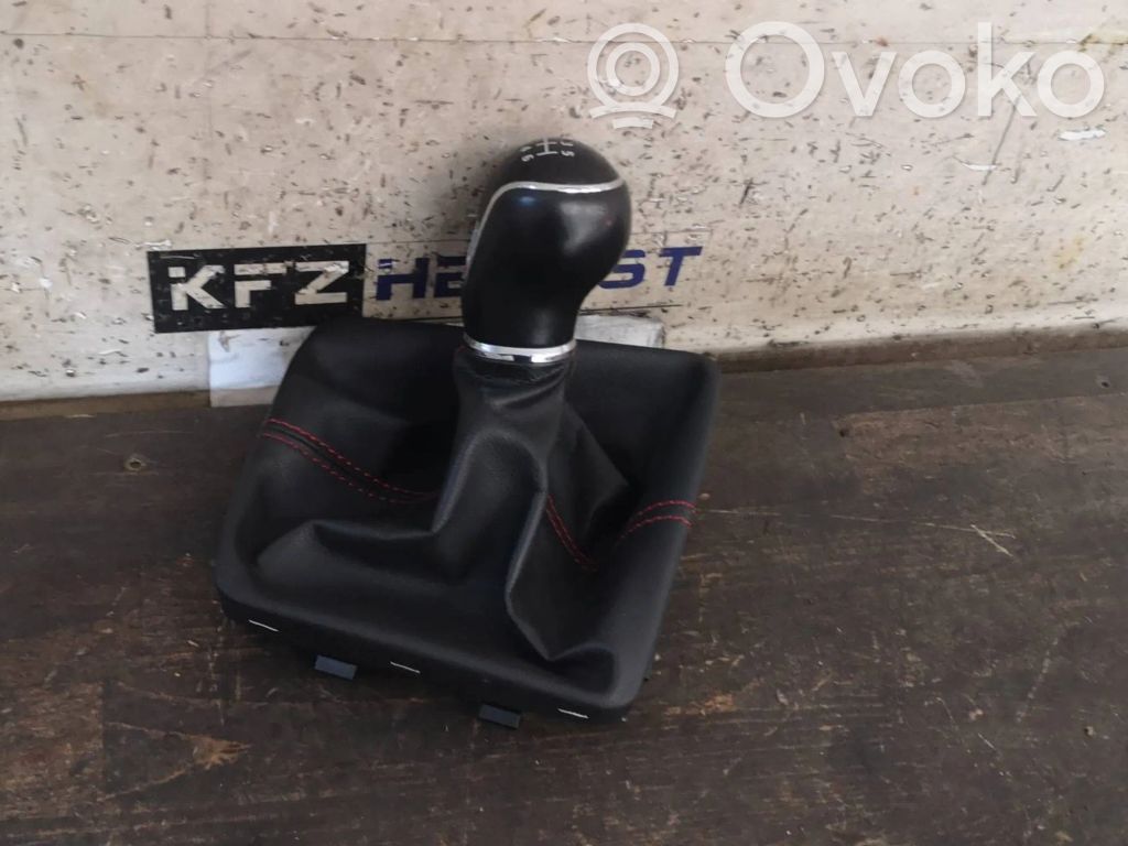 Seat Leon (5F) Gear lever shifter trim leather/knob 