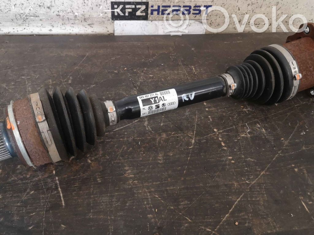Eje de transmisión delantero   8K0407271AL,8K0407271AL,NEUWERTIG,8K0407271AL,NEUWERTIG