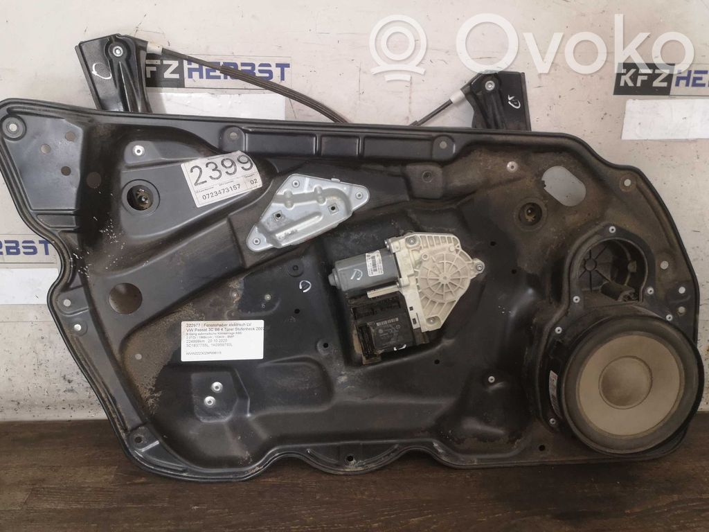 Volkswagen Passat Alltrack Fensterhebermechanismus ohne Motor Tür vorne