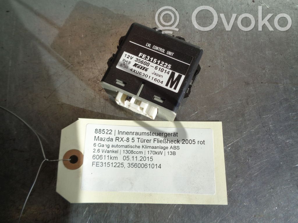 Mazda RX8 Other control units/modules 