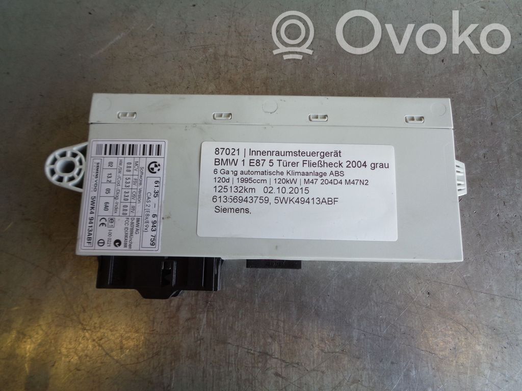 BMW 1 E81 E87 Other control units/modules 