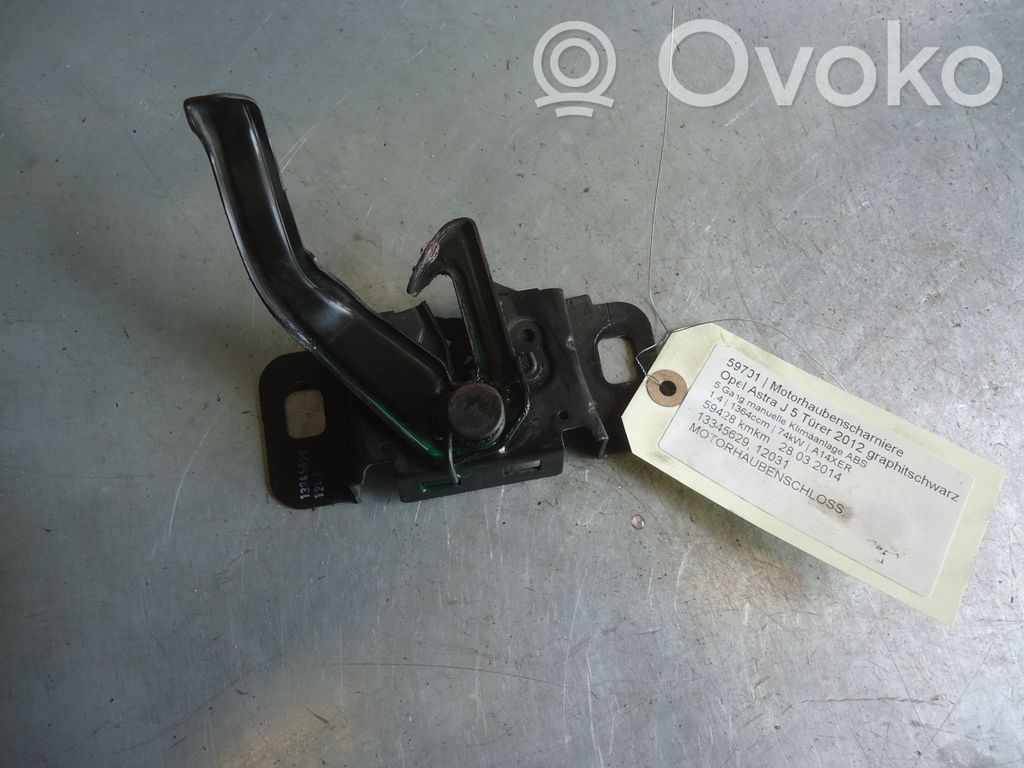 Opel Astra J Engine bonnet/hood hinges 