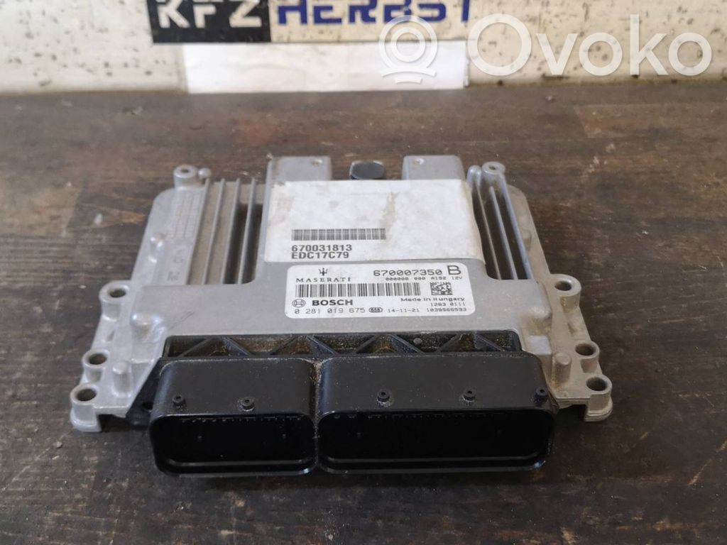 Maserati Ghibli Unitate/modul de control motor 
