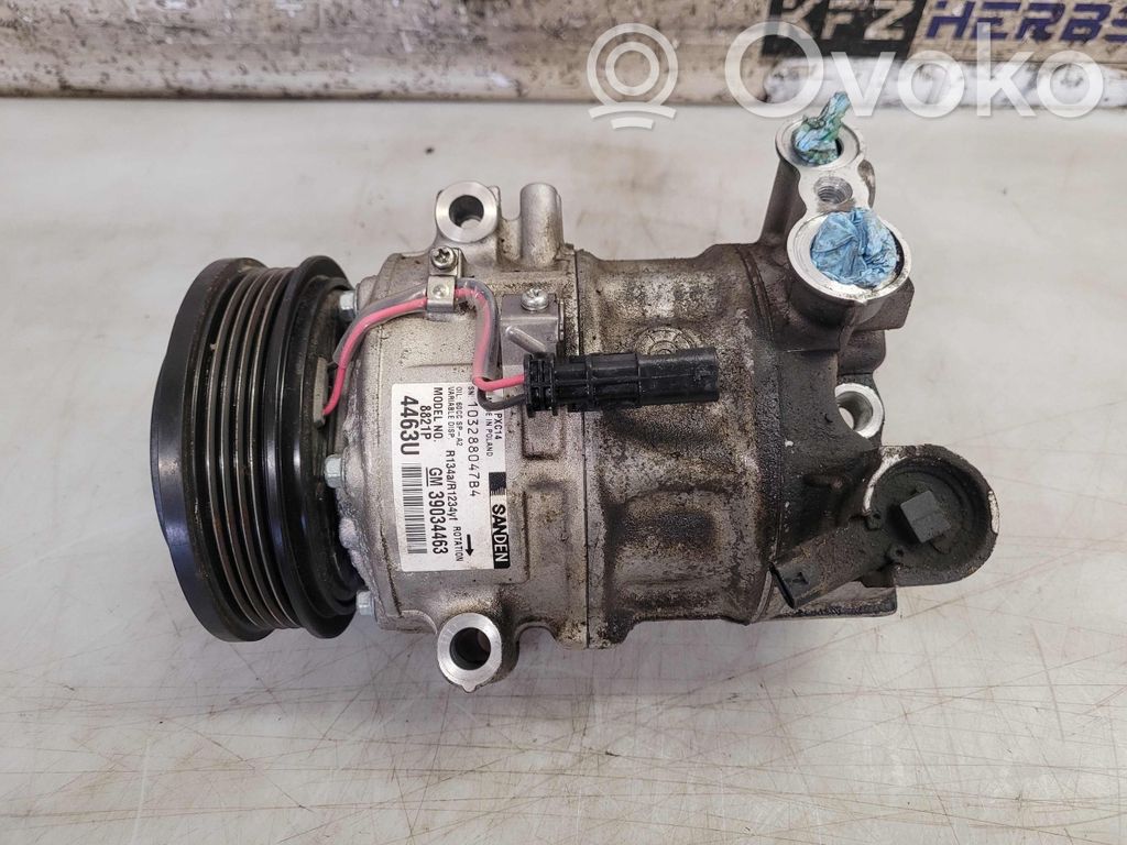 Opel Astra K Compresseur de climatisation 