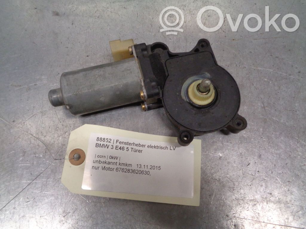 BMW 3 E46 Fensterhebermechanismus ohne Motor Tür vorne 