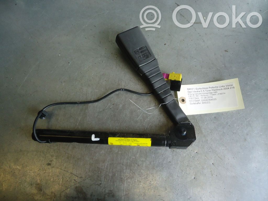 Hebilla del cinturón delantero   13127949F,GURTSTRAFFER,13127949F,E9042364533,GURTSTRAFFER