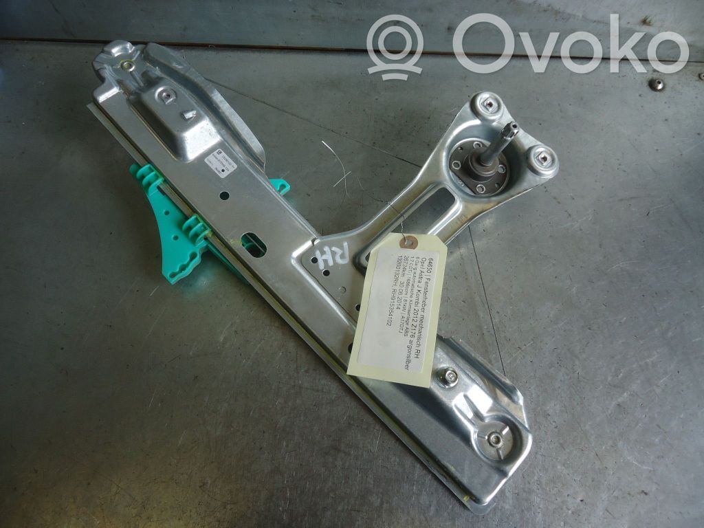 Regulador manual de la ventanilla trasera   13260132,RH,13260132,RH,RH915354102
